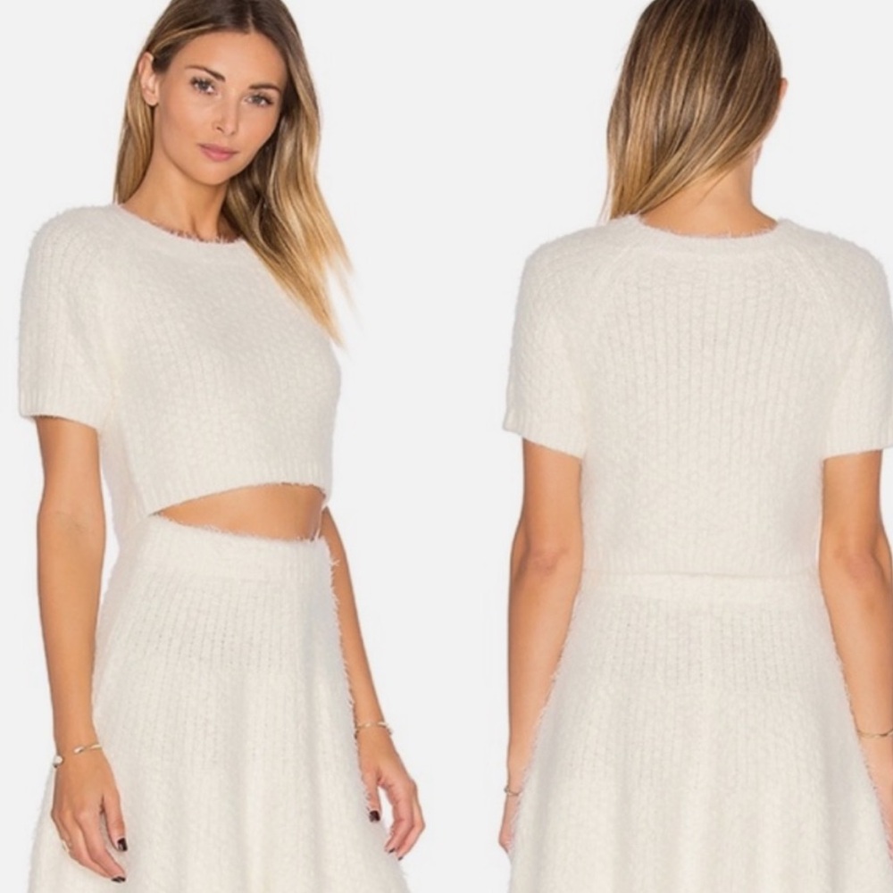 Lovers + Friends Ivory Knit Sweater size S
